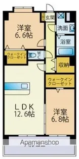 ルシオール次郎丸【6階】の間取り