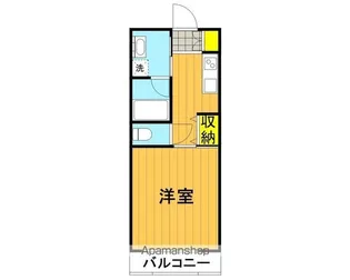 エクセラ麓山Ⅲ【201号室】の間取り
