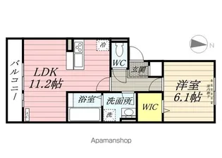 グレイス伊福【2階】の間取り