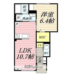 クローバーリーフB【101号室】の間取り