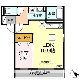 ムーンハイランドヴィレッジ【1階】の間取り