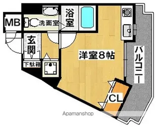 ライフデザイン新金岡B棟【703号室】の間取り