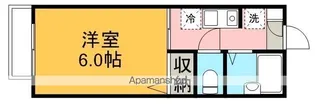 ふれんどハイツ【1階】の間取り