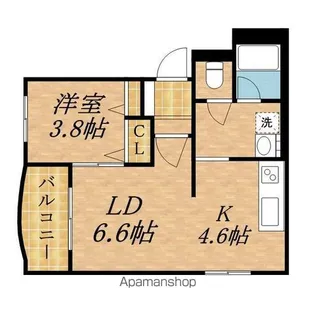 T・FLAT1112【1階】の間取り