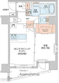 アジールコート新高円寺【2階】の間取り