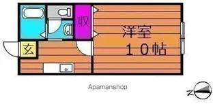 片島サンプラザ【105号室号室】の間取り