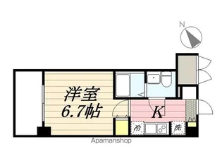 1Kの間取り画像