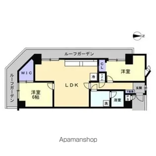 富士ロイヤル【5階】の間取り