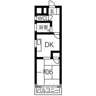 松岡ビル【4階】の間取り