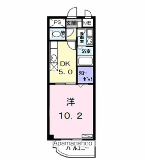 SOLEIL HONJIN【5階】の間取り