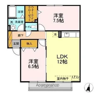 ベルデ藤原【2階】の間取り