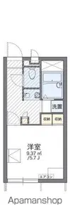レオパレスマロウ【1階】の間取り
