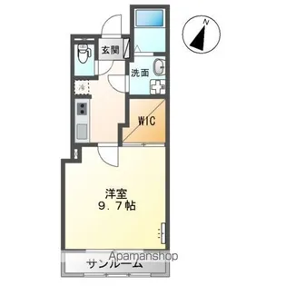 PALDEA S(パルディア エス)【101号室】の間取り