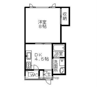 マンションUA2【2階】の間取り