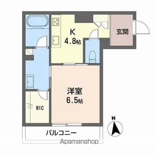 グランメゾン天神【1階】の間取り