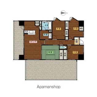 MFPRコート宮町【9階】の間取り