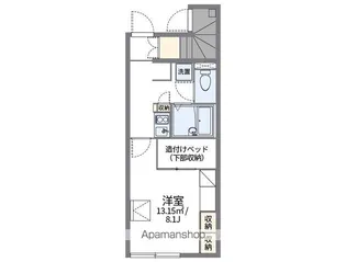 レオパレス英俊D【1階】の間取り
