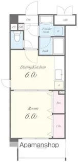 フォンティーヌ【3階】の間取り