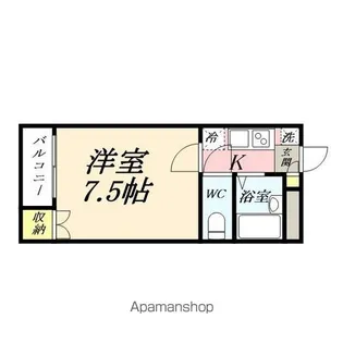 アークヒルズ大元【3階】の間取り