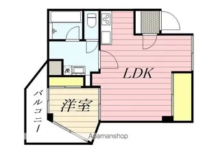 1LDKの間取り画像