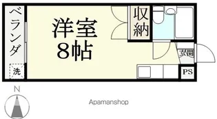 グランドシティ足羽【408号室】の間取り