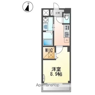 コルツ・駅家【1階】の間取り