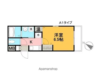 シンプルライン天神尾【302号室】の間取り