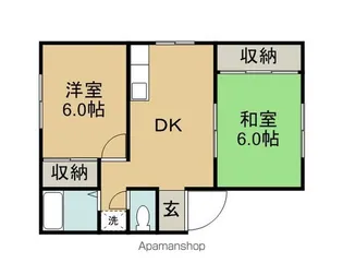 カーサ・ココ【101号室】の間取り
