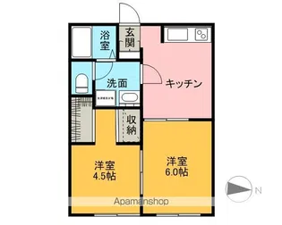 フェアステージマリンシャイン【103号室】の間取り