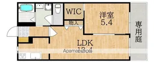 フラットK.T【1階】の間取り