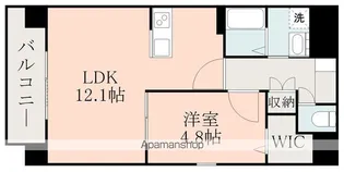 シャルム光の森【9階】の間取り