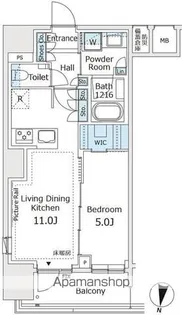 ルジェンテ文京湯島【7階】の間取り