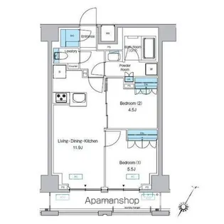 プレディアコート森下テラス【9階】の間取り