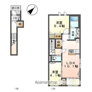 グランドコートⅡ【2階】の間取り