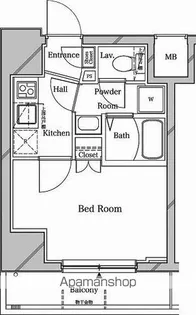 ラフィスタ横浜阪東橋Ⅰ【3階】の間取り