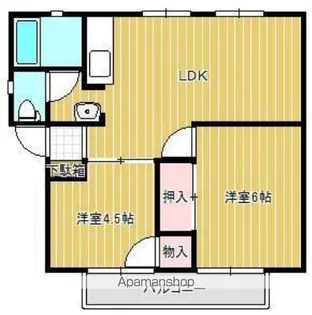 ふれ愛サンガーデン C棟【2階】の間取り
