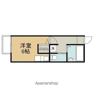 モンパルナス【2-A号室】の間取り