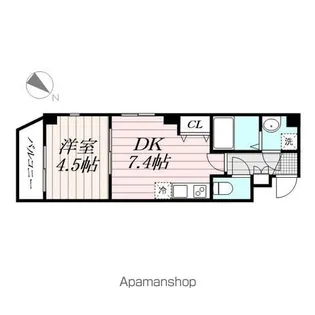 クレスト新田町【7階】の間取り