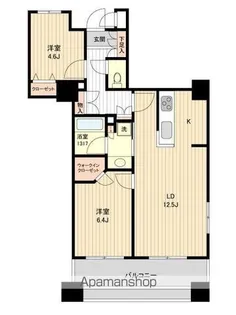 HF銀座レジデンスEAST【13階】の間取り