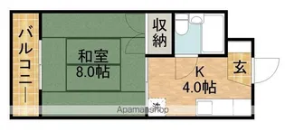 サンハイツタカオカⅠ【205号室】の間取り