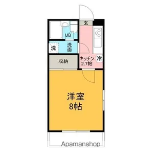 シャロム水汲【201号室】の間取り