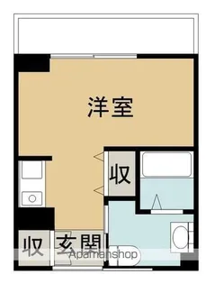 クレスト中府【5階】の間取り