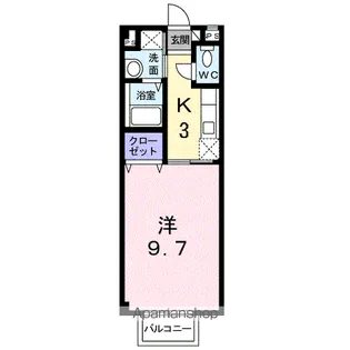 MIONA.12(トゥエルヴ)【2階】の間取り