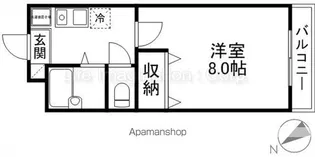 メゾンソレイユ【2階】の間取り