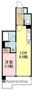 S-FORT青葉上杉【10階】の間取り