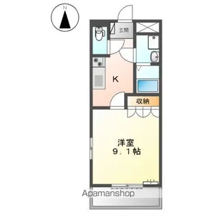 サンシャインヒルズ三井【1階】の間取り