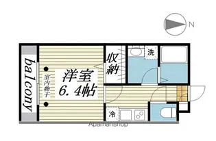 1Kの間取り画像