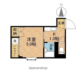 エクスラン【4階】の間取り