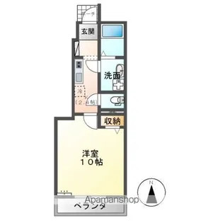 CASTOR(カストル)【1階】の間取り
