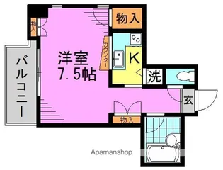 ライブラフラット【5階】の間取り